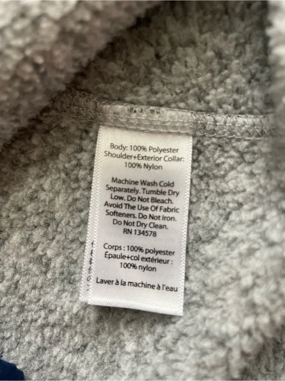 Vineyard Vines Gray & Navy Quilted-Yoke Full-Zip Jacket - Kids